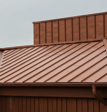 Copper Metal Roof