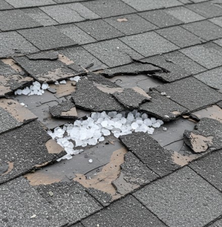 Hail Damage roofing