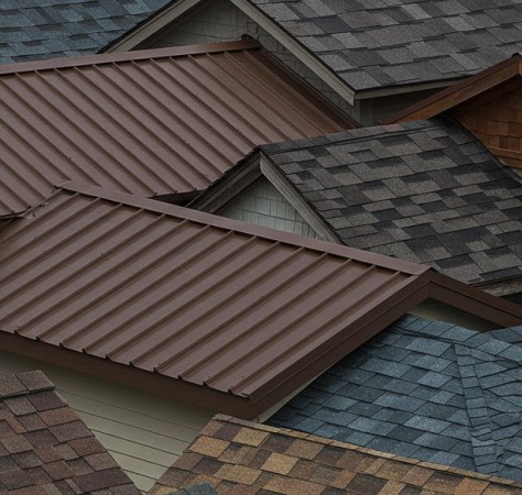 Metal and Shingle Roofing